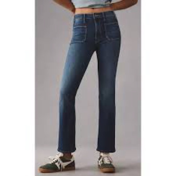 MOTHER Denim - MOTHER Dark Blue Straight Leg Jeans